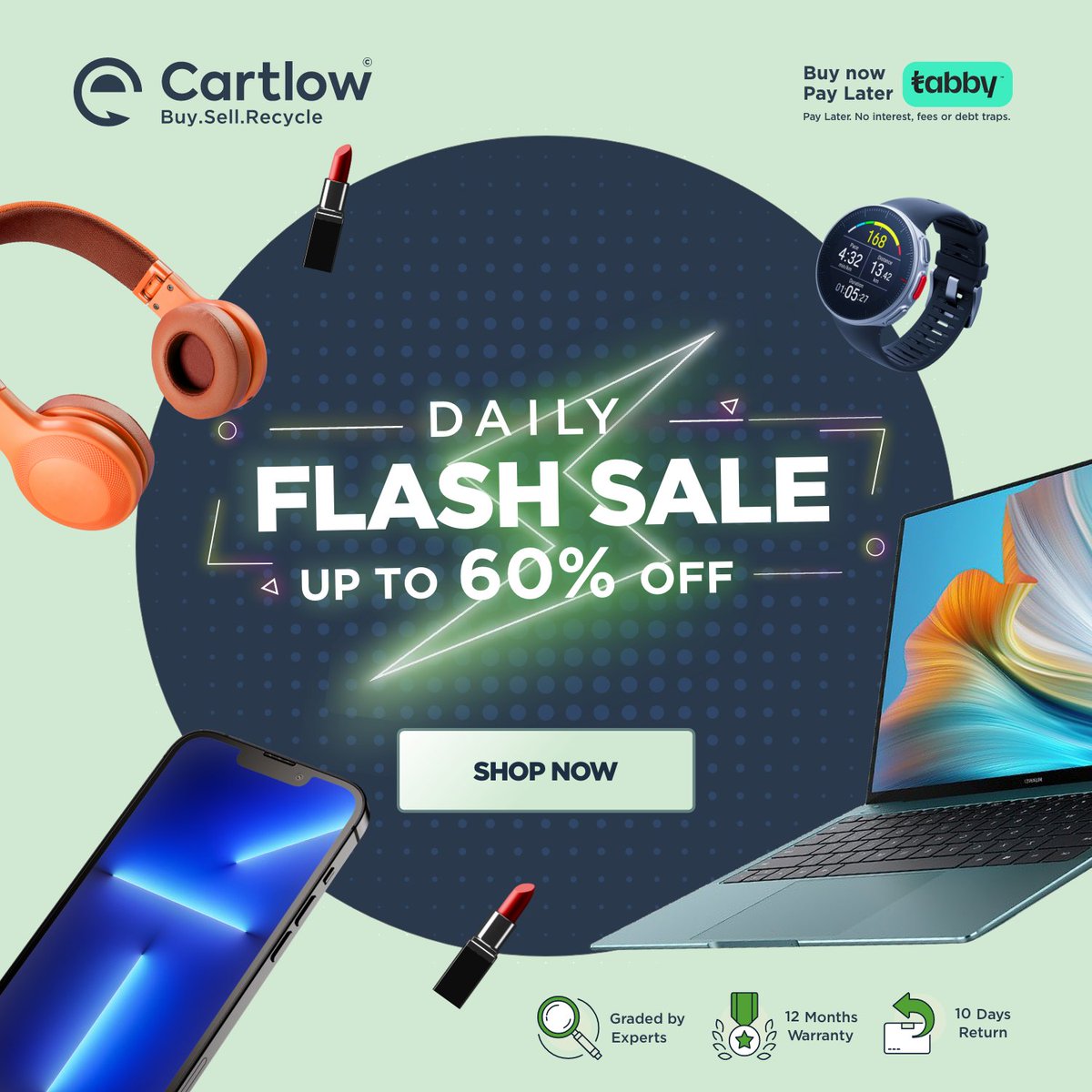 Don't miss out the amazing Flash Sale happening right now! ⚡
Get your hands on top-quality products at unbeatable prices. 🔥

Don't wait too long and knock on here. 👇
bit.ly/410bpCk

#FlashSale
#ShopSmart
#SaveBig