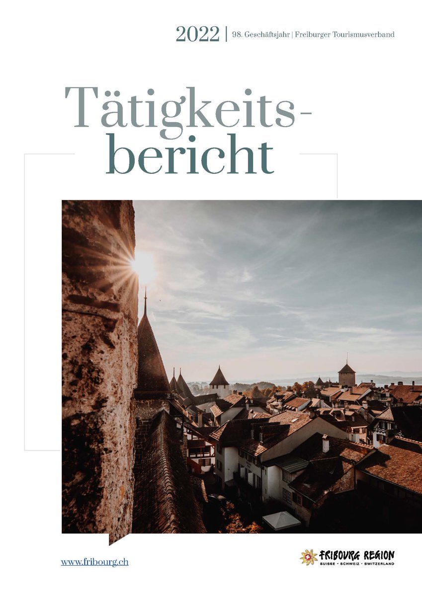 Unser #Tätigkeitsbericht 2022 ist verfügbar und enthält Statistiken zu den Logiernächten sowie #Highlights aus institutionellen Aktivitäten und
#Marketingkampagnen. Er ist online als PDF und in animierter Version erhältlich: bit.ly/3pt8pRR
<a href="/STnetNews/">STnet.ch</a>