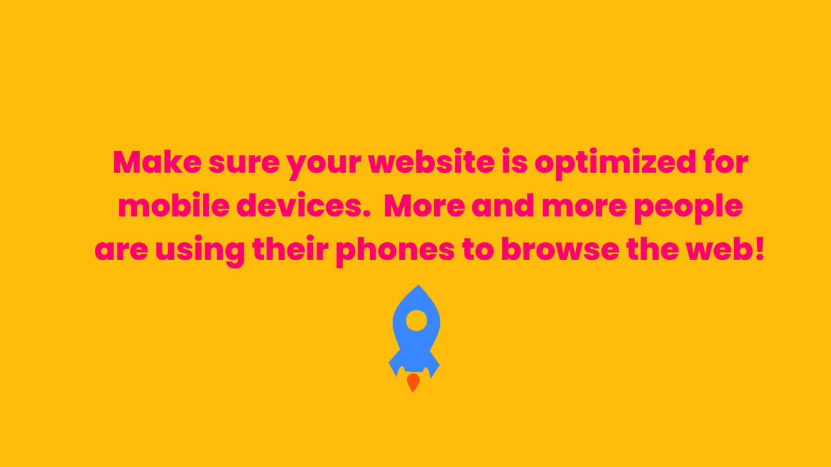 OnlineBrandBoss's tweet photo. Make sure your website is optimized for mobile devices. 📱 More and more people are using their phones to browse the web! #MobileOptimization #SmallBusinessWebsites https://t.co/rs6Ds6GqNt