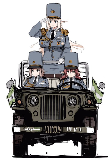 久々にエルフ落書き 