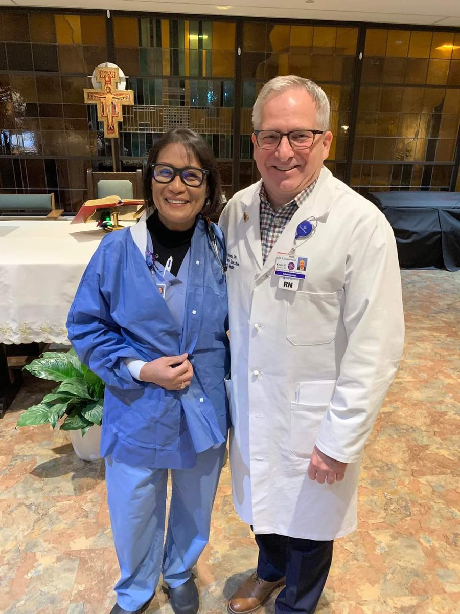 brooklyn_browne's tweet photo. @sjh_nj Kicked off 2023 Nurses Week yesterday with liturgies on the day and night shifts. A community of faith… a community of healing. https://t.co/vOrABjam4s