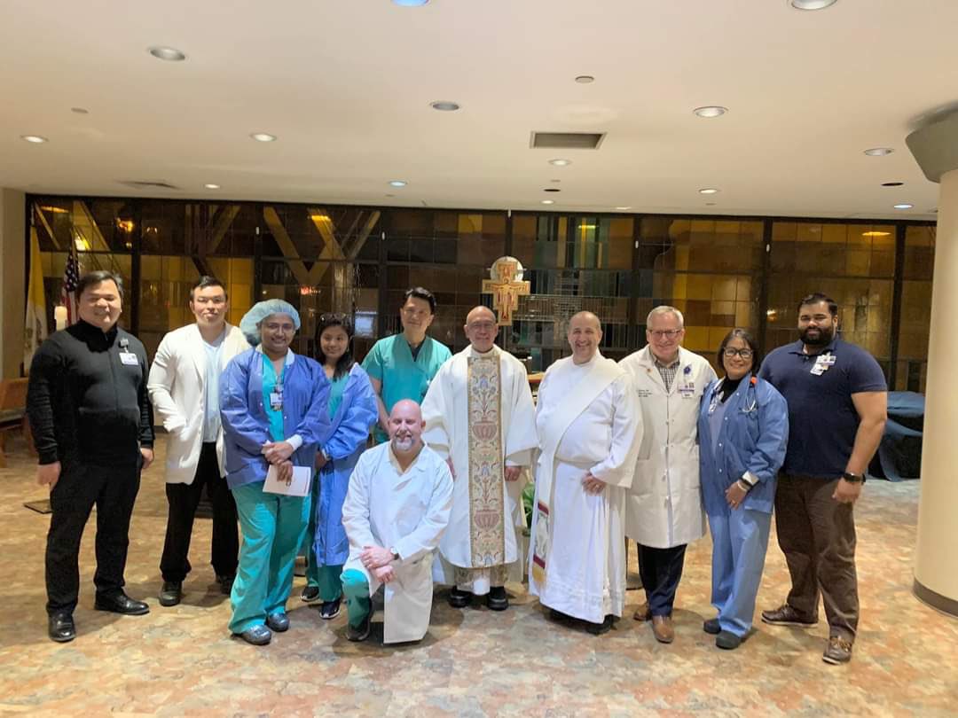 brooklyn_browne's tweet photo. @sjh_nj Kicked off 2023 Nurses Week yesterday with liturgies on the day and night shifts. A community of faith… a community of healing. https://t.co/vOrABjam4s