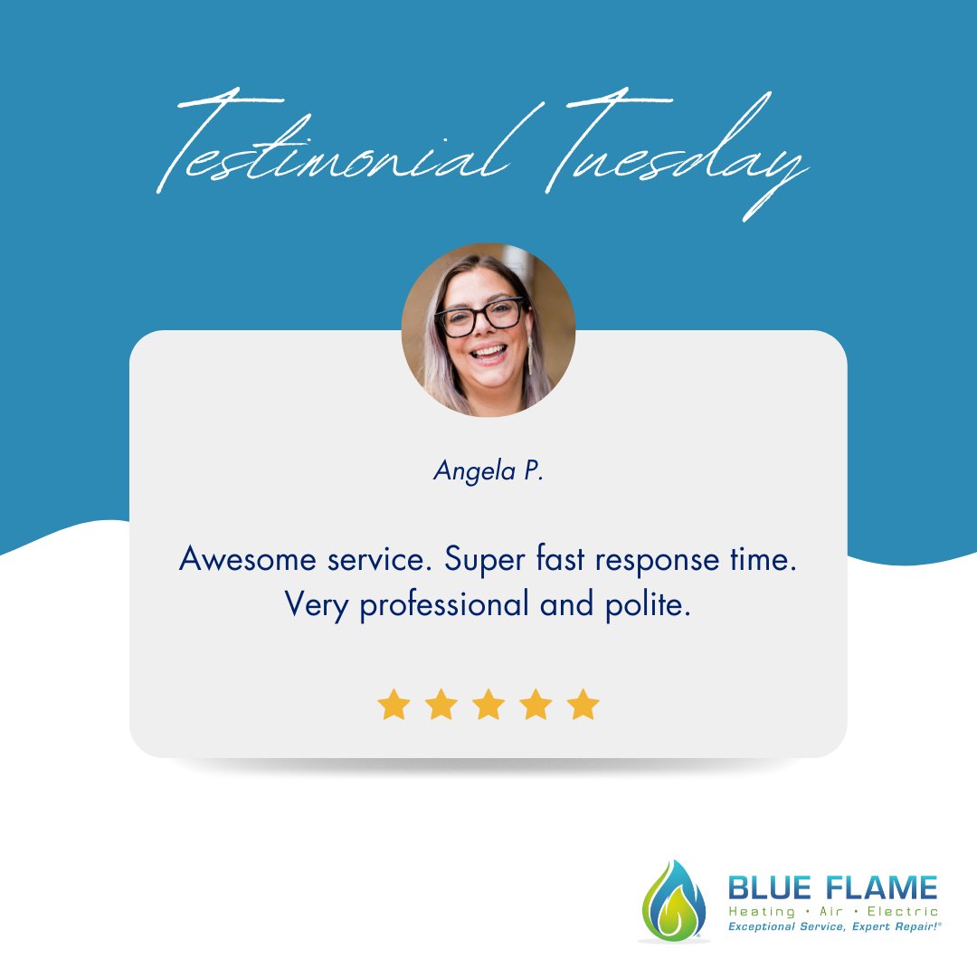 BlueFlameEnergy's tweet photo. We just love a good #TestimonialTuesday 😀 

#Review #Testimonial #Today #Tuesday https://t.co/RRQDJdsQgz