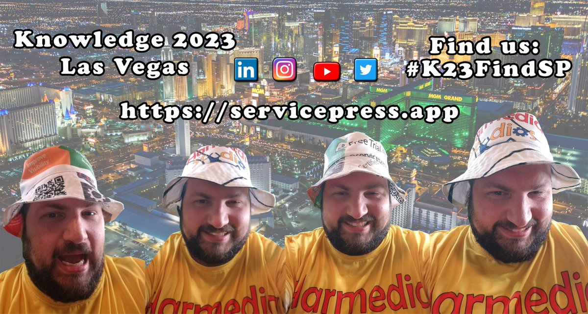 ServicePressApp's tweet image. Let&apos;s REVERSE 20 years in music!!

&quot;I put my Hat on, Flip it, and Reverse it
Ti esrever dna, ti pilf, no tah ym tup I&quot;

@WordPress and @WooCommerce Integration with @ServiceNow #servicenow

Check out @harmediastudios, @servicepressapp, and @haroutunian roving around #Knowledge23!