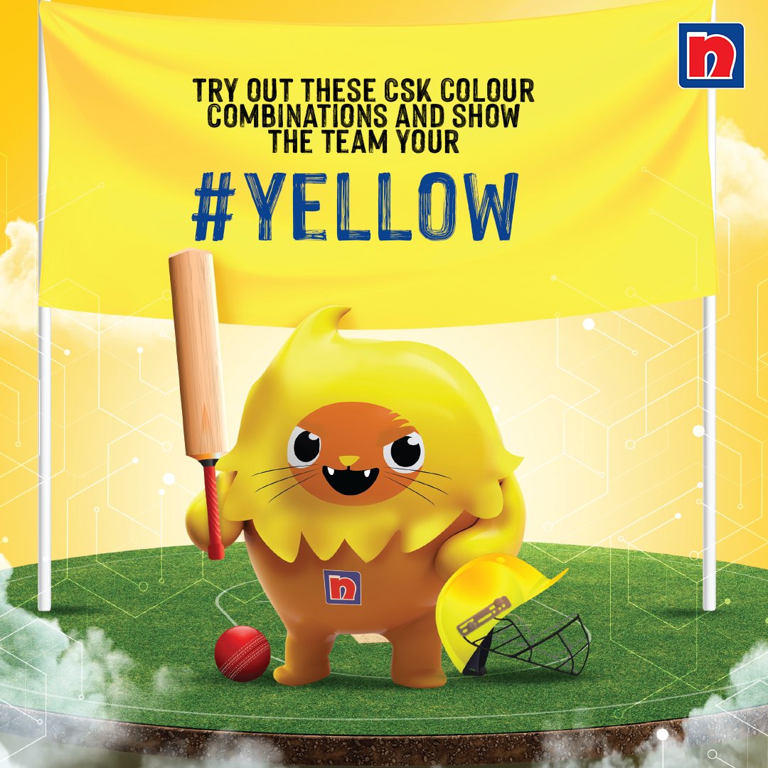 NipponIndia's tweet photo. We are excited to announce the launch of an exclusive shade card dedicated to the vibrant and dynamic CSK. This shade card offers a plethora of options to help you create a truly unique look that showcases your #Yellove.

#nipponpaint #NipponPaintIndia #shadecard #csk #IPL2023 https://t.co/n5ybTfmSxE