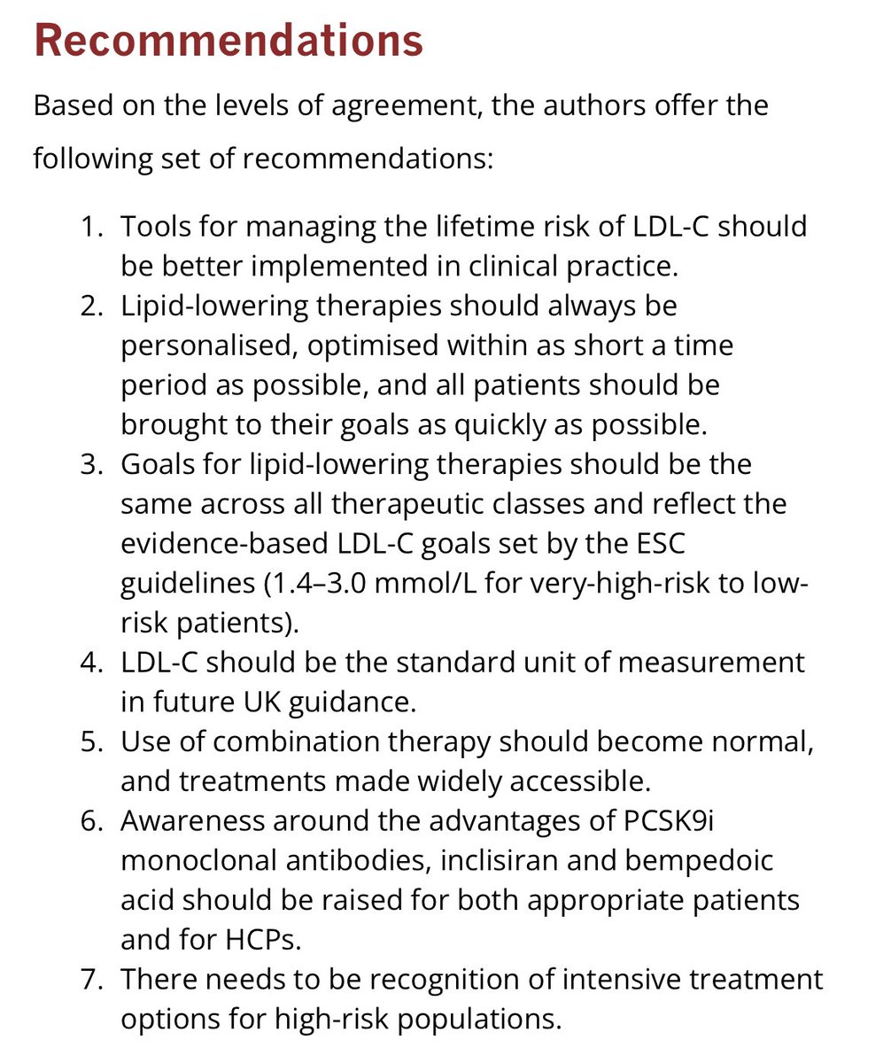 Our consensus paper on how we should proceed with lowering LDL cholesterol is now in Print.

Here are our recommendations 

<a href="/drkevinfernando/">Kevin Fernando</a> <a href="/heartukcharity/">HEART UK</a> <a href="/ABCDiab/">ABCD Diabetes</a> <a href="/Shahed__Ahmad/">Shahed Ahmad</a> <a href="/DrRaniKhatib/">Dr Rani Khatib FESC</a> <a href="/PCCS_UK/">Primary Care Cardiovascular Society</a> 

bjcardio.co.uk/2023/05/assess…