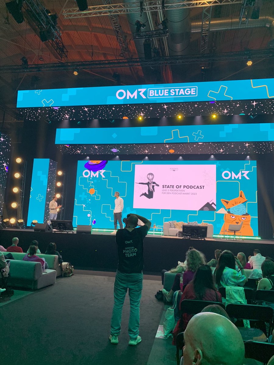 ElGrande86's tweet photo. 1/7 State of Podcast 2023: spannende Insights zur Podcast Branche vom #OMR Festival 🎙️ Mehr dazu im Thread 👇
#podcast #podcasting #OMR23 #OMR2023 #podstars https://t.co/w5IvkGqxCz