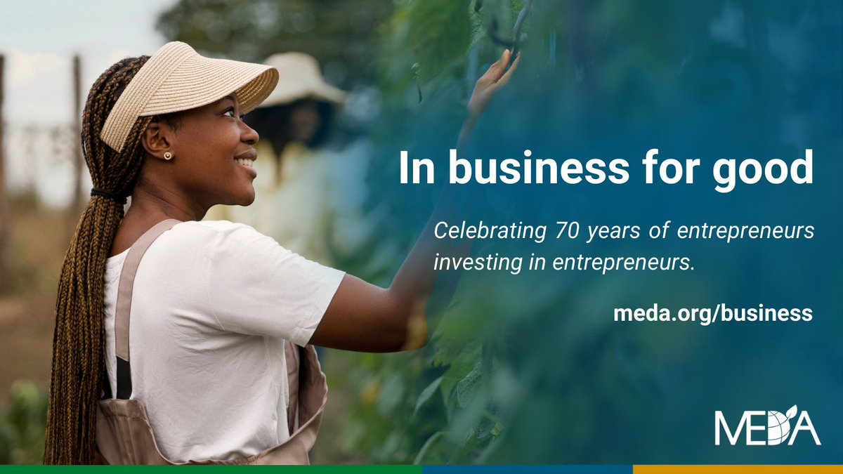 medadotorg's tweet photo. At #MEDA, we're in business for good by #investing in #entrepreneurs around the globe so that people can earn a decent living wage & provide for their families πͺ
Join us #InBusinessForGood & donate today π https://t.co/XpgHCh231k https://t.co/7dYxBN4FqR