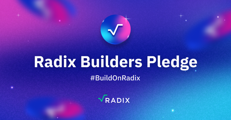 Crypto changing the world for better or worse will strongly depend on the ethics & values of builders & industry leaders We encourage those who #BuildOnRadix to commit to the Radix Builders Pledge, a public commitment to ethical behavior Learn more 👇 radixdlt.com/blog/the-radix…