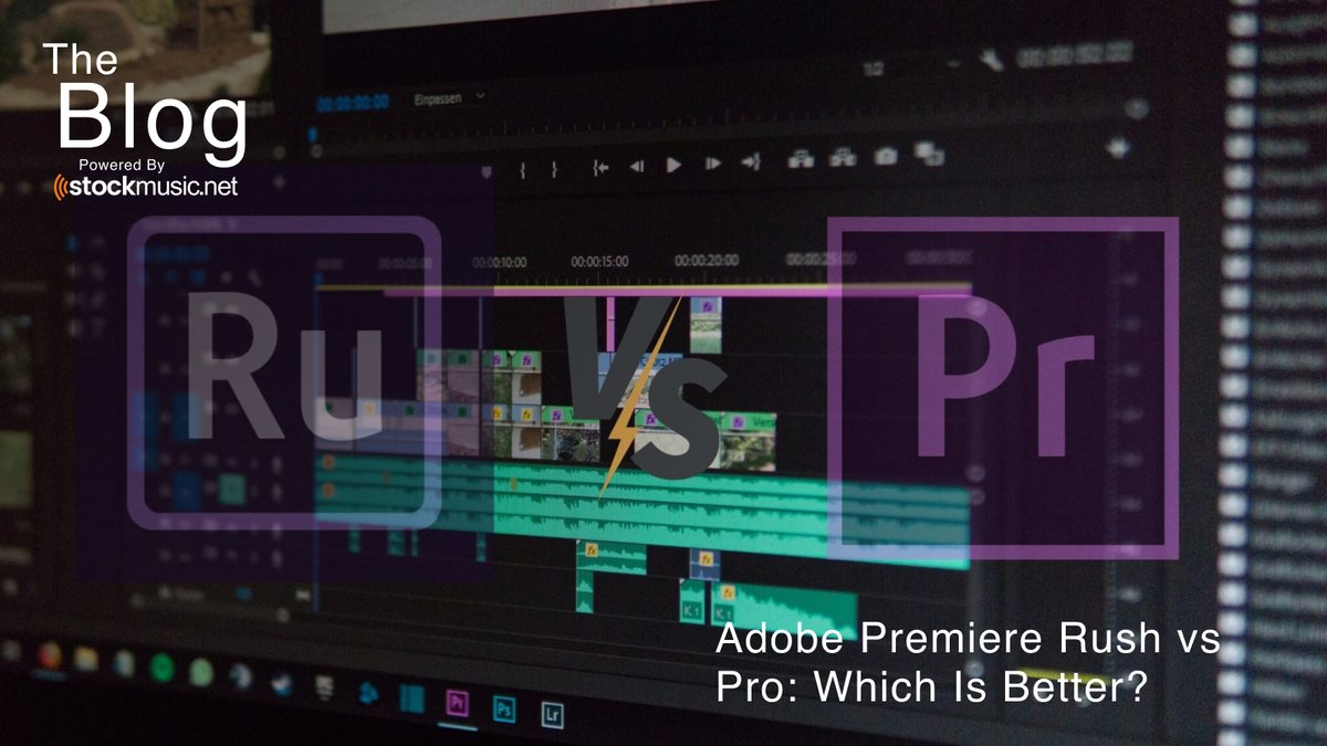 StockMusicNet's tweet image. Adobe Premiere Pro is a long-lasting leader in professional video editing. Though it doesn't have quite as many features, Adobe's phone and desktop-based editing software, Adobe Premiere Rush, is giving Premiere Pro a run for its money.

Full article - mailchi.mp/stockmusic/ado…