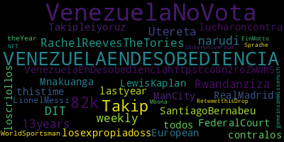 infokalyptisch's tweet photo. Trending in my timeline now: #VenezuelaNoVota (3) #VENEZUELAENDESOBEDIENCIA (3) #82k (2) #Takip (2) #narudi (1) #DIT (1) #Utereta (1) #Rwandanziza (1) https://t.co/OofNgVMwN6