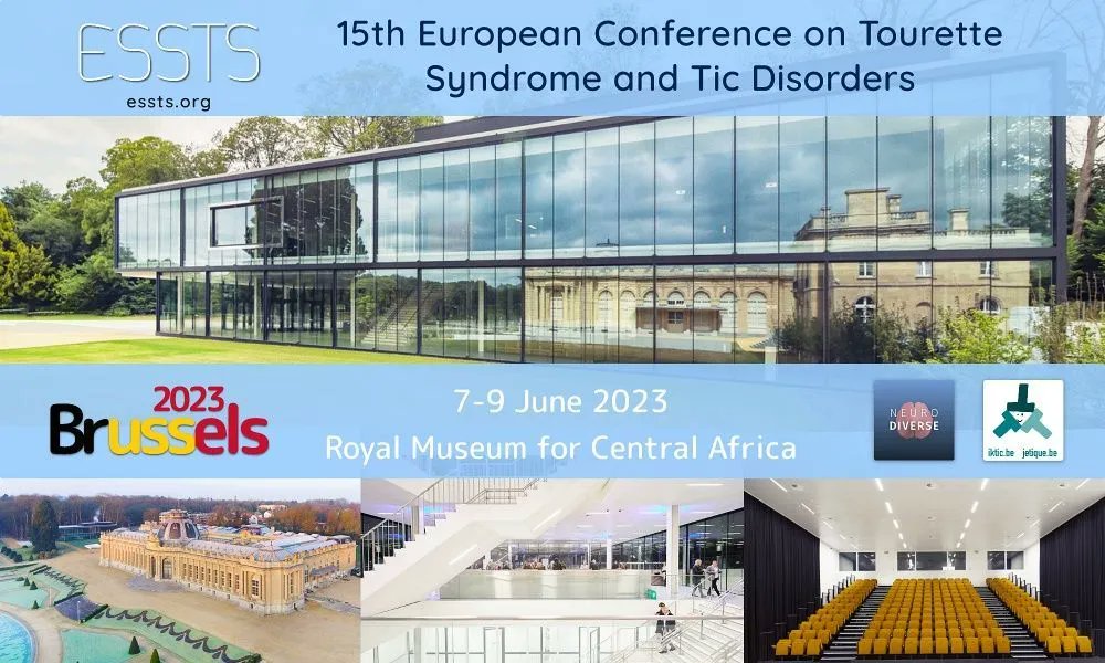 tourettesaction's tweet photo. Register now for the 15th European Conference on Tourette Syndrome &amp; Tic Disorders in Brussels. 

7th-9th June 2023  
Congress centre of the Royal Museum for Central Africa 

Please keep checking out this page 👉https://t.co/hvspfZFDsA for further updates! 

#essts #brussels https://t.co/WH6GbXK4ba