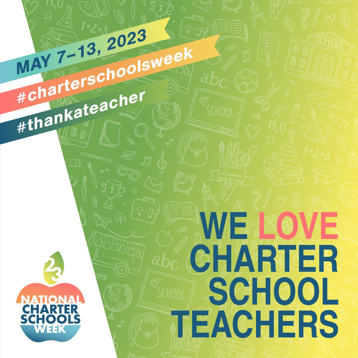 We love our teachers! #ThankATeacher and join in the #CharterSchoolsWeek celebration.