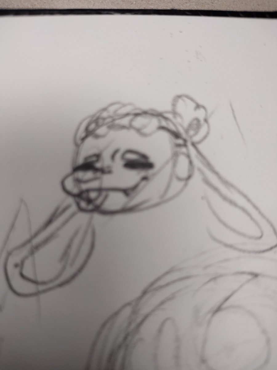 OcSkrillex's tweet photo. sketch of my bitch for my art final and a small cute doodle as well #fnafproject #traditionalart :] (design from the amazing @Spark_N_Smiley) https://t.co/QIllOVH0bd