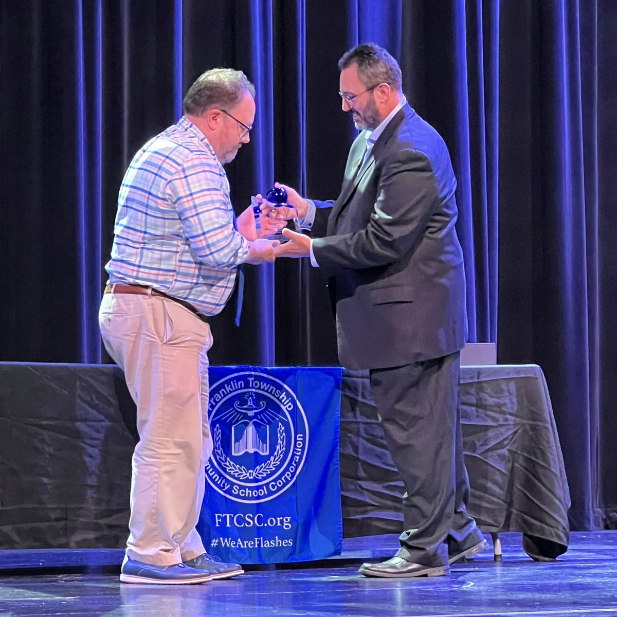 Congratulations to the 2023 FTCSC PreK-6th Grade Teacher of the Year Kayla Ausbrooks from @FTCSCArlington & 2023 FTCSC 7th-12th Grade Teacher of the Year Paul Osterman from @FTCSCFCHS 
 
Thank you to the @FTEFconnect for sponsoring the Staff Recognition Program! #WeAreFlashes