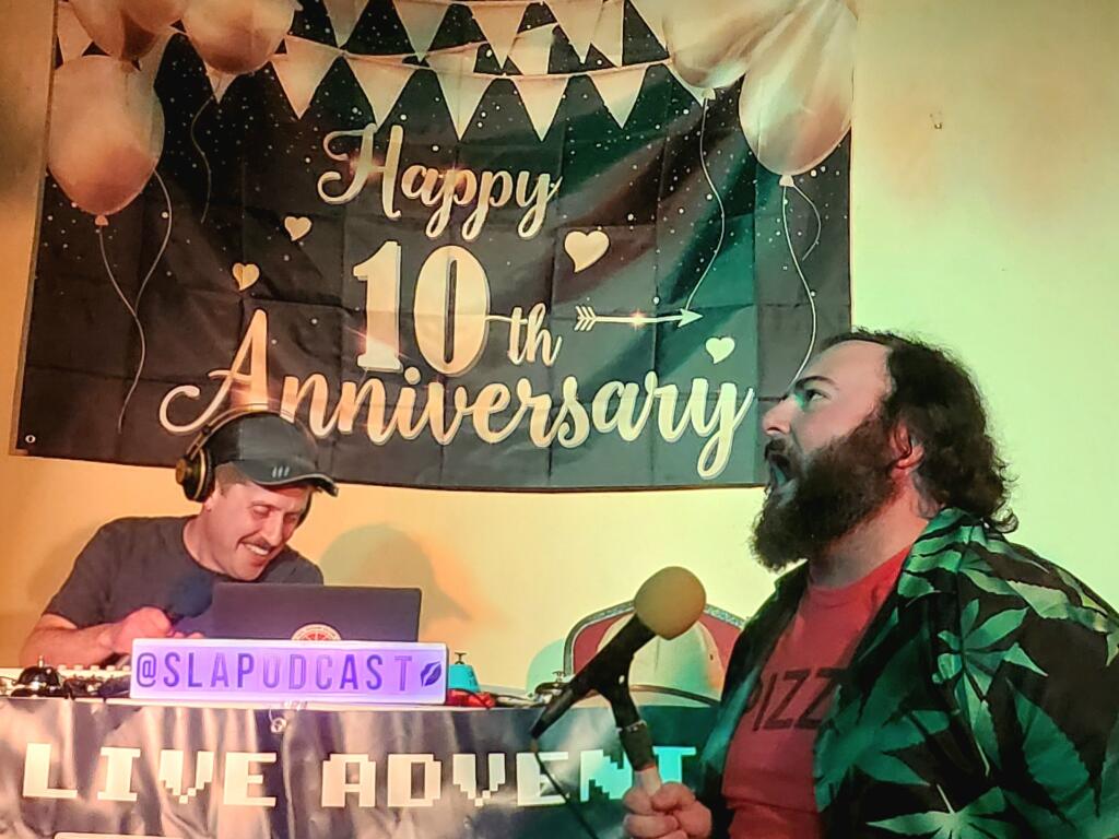 SLAPodcast's tweet image. SLAP NEWSLETTER: 4/20 Schmecurity Cam Footage, Li'l Chub Club Early Access, Chinwag with Gail, upcoming shows and appearances 🛎 mailchi.mp/a398e6db0a58/4…