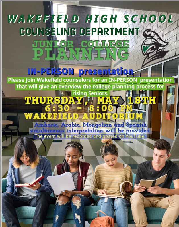 Wakefield HS Counseling tweet media