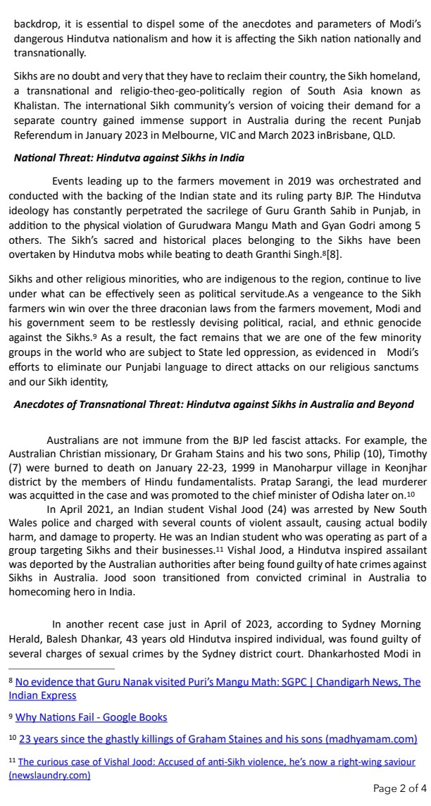 Sikh Council of Western Australia tweet media