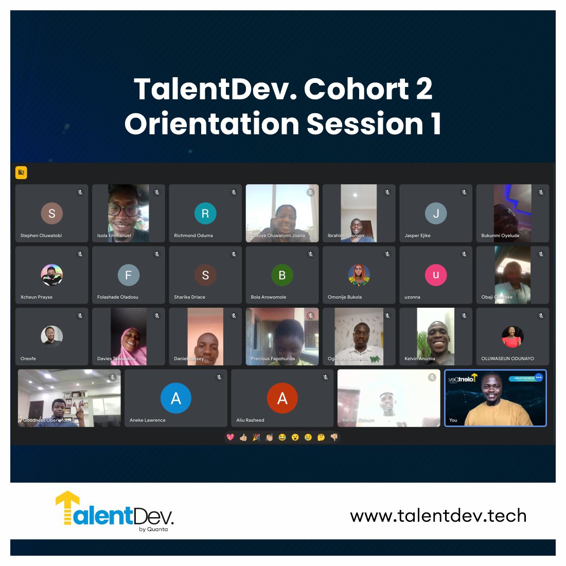 quantafrica's tweet photo. TalentDev. C2 Orientation Day was a Success, we look forward to seeing everyone achieve greatness in the Tech space
#talentdev #techie #greatness #technology #entrepreneur https://t.co/0RdYj5v6Lc