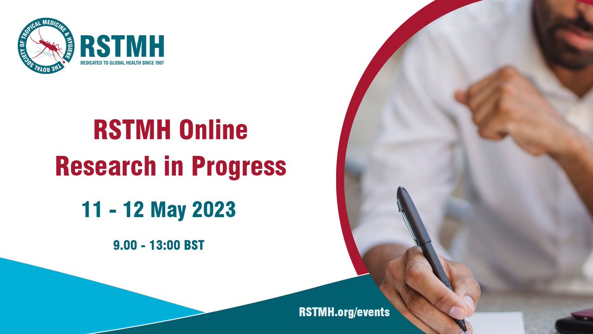 Book your place for our first ever Online Research in Progress taking place this week

Hear from students, #earlycareer researchers and professionals as they present unpublished #research

Free for members. £5 for non-members.

See the full programme: rstmh.org/events/online-…