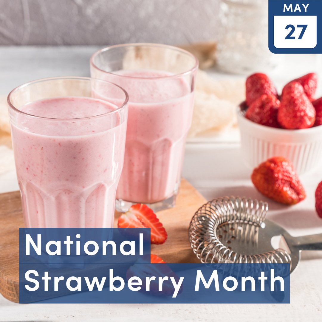 foodsrvcdirect's tweet photo. Did we mention May is also #NationalStrawberryMonth? 🍓

#FoodHoliday #StrawberrySmoothie #StrawberryMonth #FoodServiceDirect #FoodMarketplace https://t.co/Ba1lAqos0c