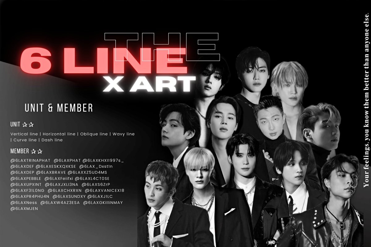 6_LINEXART's tweet image. &amp;gt;𝐓𝐡𝐄 𝟔𝐋𝐈𝐍𝐄𝐗𝐀𝐑𝐓  ☆
                                        
      ⁽  Who would have t𝒽ought that the lines that we have seen since childhood could convey our f𝑒elings?  ⁾ 

 &amp;gt;&amp;gt;Get to know us more at Mention and can make friends or others at   #6L1NEX4RT *xXx ✟
