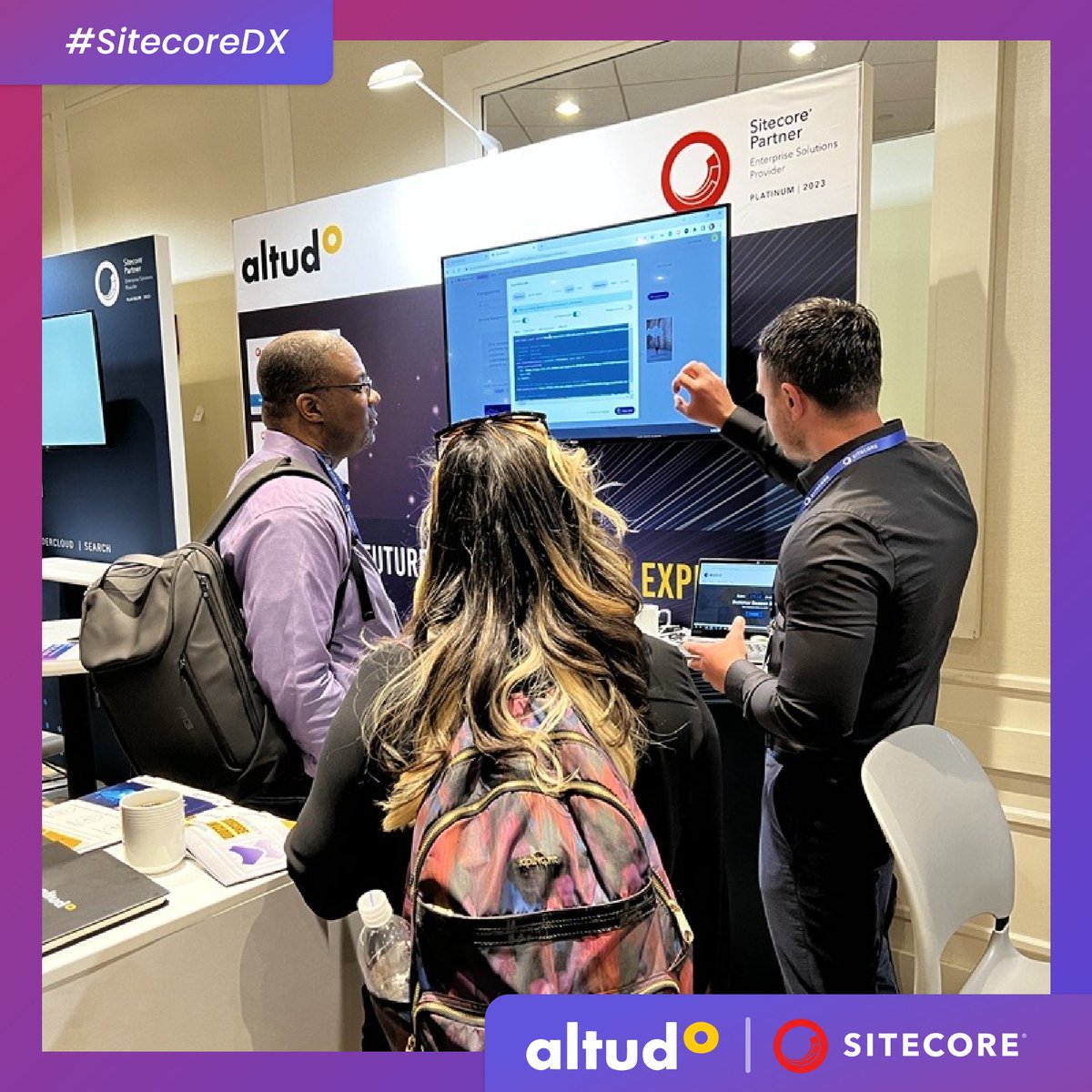 GoAltudo's tweet photo. #SitecoreXMCloud is indeed a path-breaking offering by @Sitecore. Everyone at #SitecoreDX is loving the demo by our very own Vasiliy Fomichev.
Book your spot: https://t.co/voLmqVuXik
#Sitecore #DXP #SaaS #CloudCMS #XMCloud #SitecorePartner #SitecoreCommunity #AltudoExperience https://t.co/yAufdCvI6V