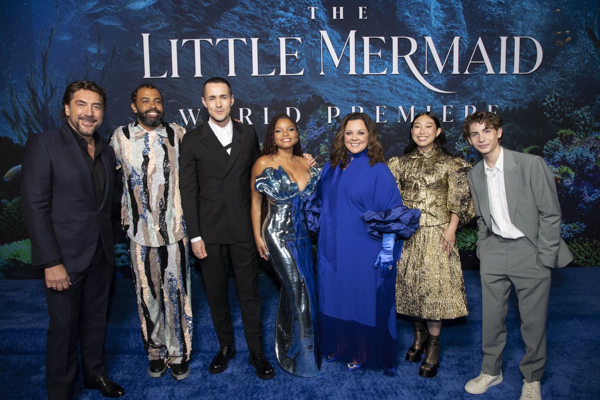 DaniMoreMagic's tweet photo. Los protagonistas de La Sirenita en el Dolby Theatre para la gran premiere mundial #LaSirenita #TheLittleMermaid https://t.co/YqGSTK8XlL