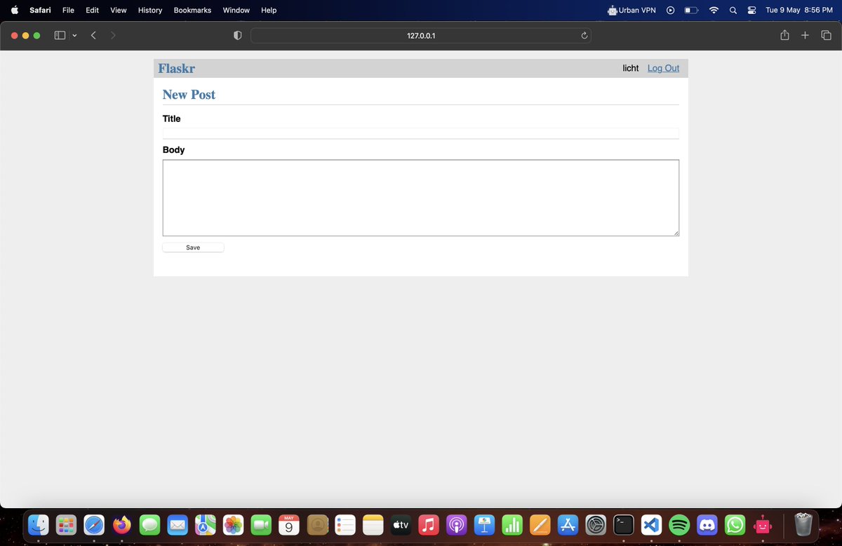 jajoo_devraj's tweet image. Create my first flask app with the help of flask documentation.
A application where people can post blog with login and signup.
github.com/lighting129/bl…