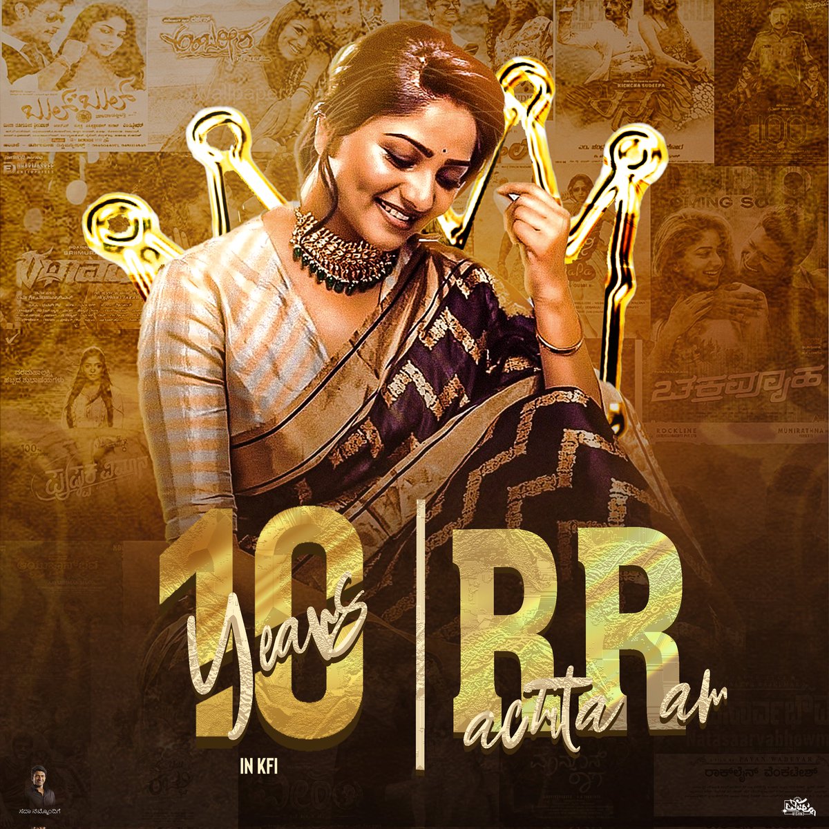 vishnu_designer's tweet photo. Here's the CDP to celebrate completion of 10 years in KFI OF DIMPLE QUEEN @RachitaRamDQ ✨
#10yearsofDimpleQueen
#RachitaRamDQ #Rachchu #Rachitaram https://t.co/5dPNQ5Z8Kx