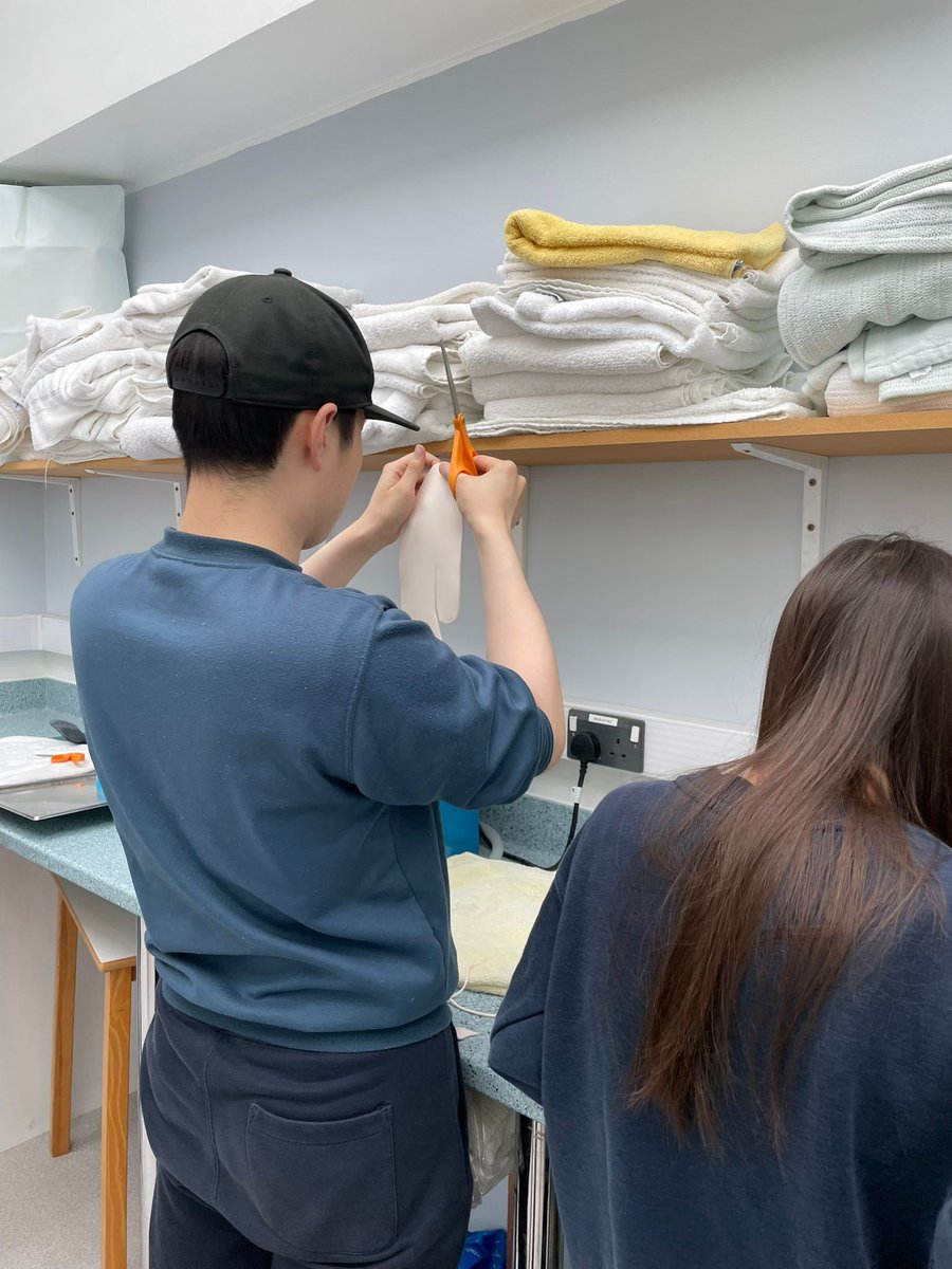 OT_UEA's tweet image. Our year 2 MSc Occupational Therapy students practising their splinting skills @UEA_Health 
#OccupationalTherapy #OccupationalTherapyStudent #Splinting