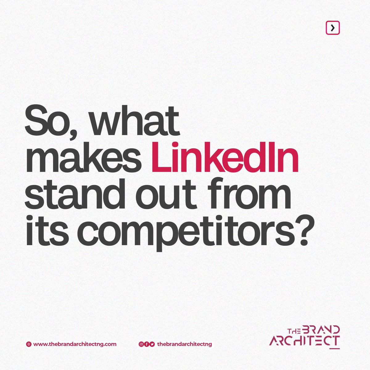 BrandStrategyNG's tweet photo. LinkedIn has 134.5 million users that actively use the platform daily.

We can say it’s a successful brand that is quite different from other social platforms.

Let’s find out why.

🧵 https://t.co/FDl7KKq98C