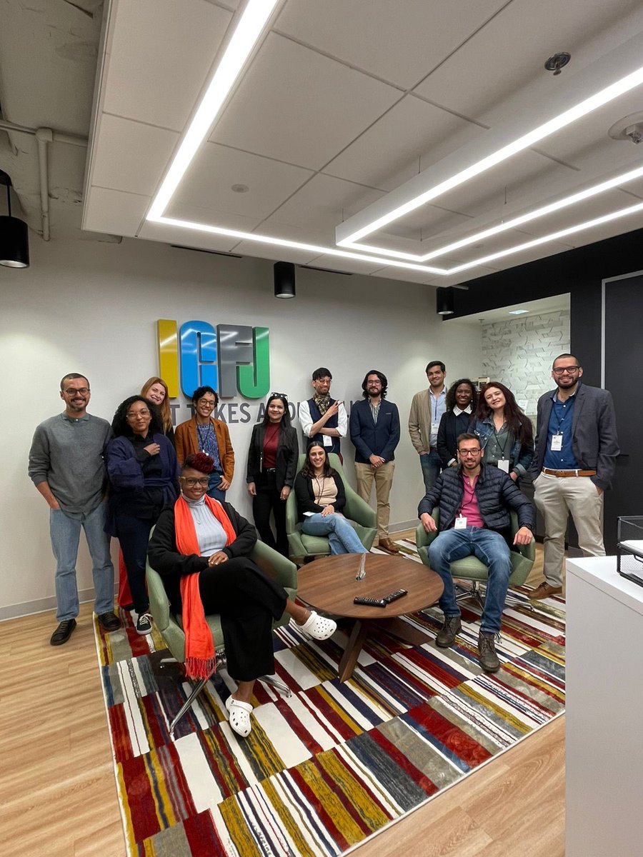 Arrancó el Emerging Media Leaders Program 2023! Una semana con expositores del @washingtonpost @ICIJorg @PolitiFact @newmarkjschool y un espacio con colegas de Latam y el Caribe. Gracias a @ICFJ #EMLFellows #ProFellows #PFCSpring2023 #ECAWorldLeaders