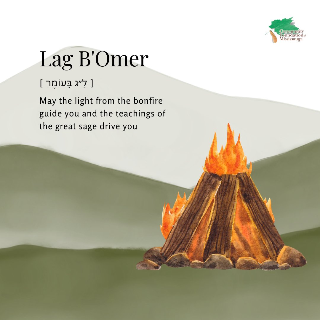 MississaugaFnd's tweet image. Lag B&apos;Omer in Hebrew means &quot;the 33rd day of the Omer&quot;. The counting of the Omer serves as a link between Passover and Shavuot. On this day, semi-mourning ceases and weddings are allowed. 
.
.
#lagbomer #jewishlearning #mystical #jewishwisdom #rabbishimonbaryochai #bonfire #cfofm