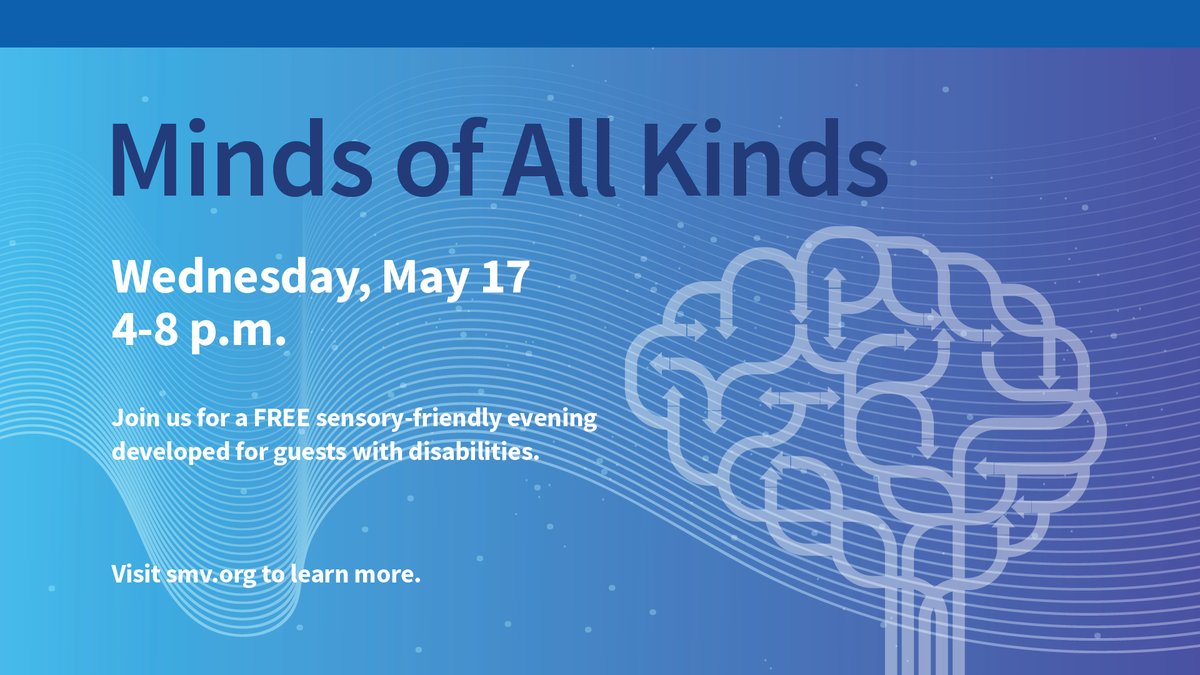 ScienceMusofVA's tweet image. Minds of All Kinds is back!
Enjoy a less crowded environment &amp;amp; get hands-on with activities developed for guests with disabilities. The fun is endless, but spots are limited. Make your reservation: smv.org/explore/things…

#rva #VAmuseums #SensoryFriendly