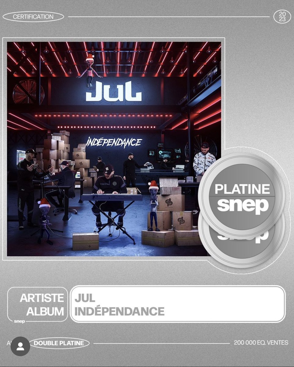 Lets go pour le premier double platine 💿💿🥳