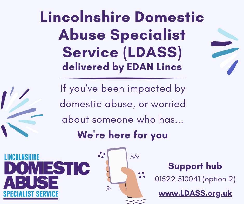 VictimLincs's tweet photo. The Lincolnshire Domestic Abuse Specialist Service website is now live 📱

The website contains a wealth of information, support and tools to help those impacted by domestic abuse.

🌐 https://t.co/X5N1RPvJHX 
📞01522 510041

#LDASS #LincsConnect https://t.co/ObsG4ZiTQJ