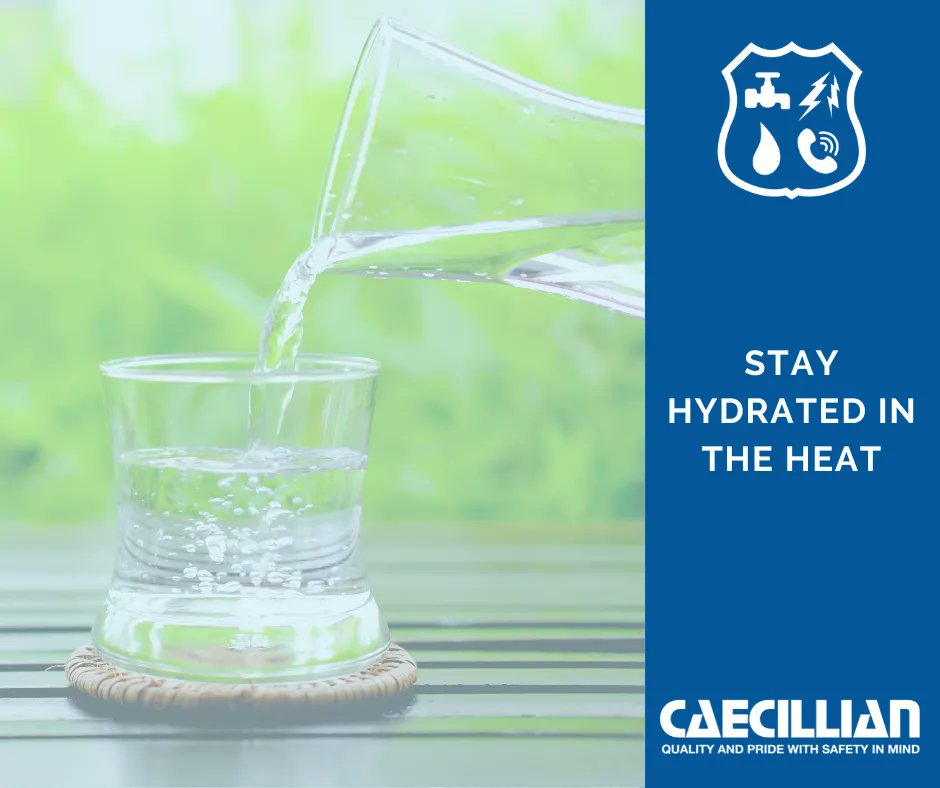 Caecillian's tweet image. Make sure you're drinking plenty of water, especially now the weather is warming up. Also, be sure to bring a bottle of water with you when you're out and about. 💧 #StayHydrated

#watertips #water #summertips #ukheatwave #utilities