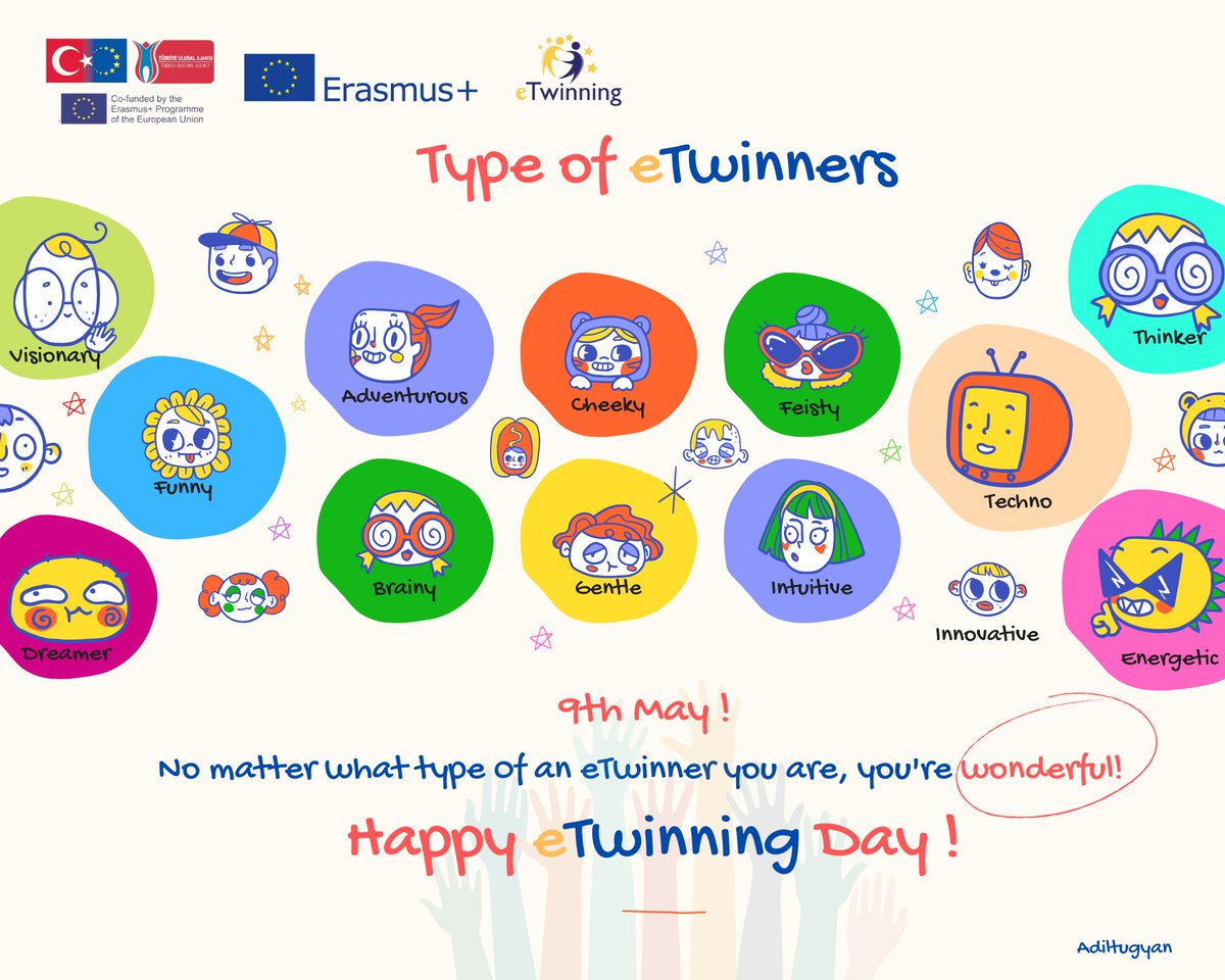 Happy Europe Day / Erasmus +/ eTwinning
The message is on the cards <a href="/ulusalajans/">Türkiye Ulusal Ajansı 🇹🇷 Turkish NA</a>  <a href="/tretwinning/">eTwinning Türkiye</a>