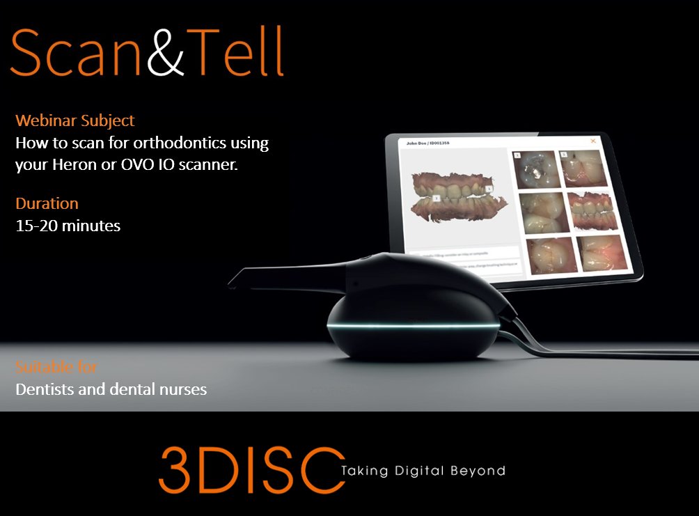 3DISC_Inc's tweet photo. Remember to sign up for many different Webinar topics on 

https://t.co/Vf2UVo7gFy 

Our Next webinar is tomorrow! 

 #3DISCaroundtheworld #intraoralscanner #digitalimpressions #dentistry #smile #digitaldentistry #digitaldentist #dentist #orthodontics https://t.co/V09rjyf0iZ