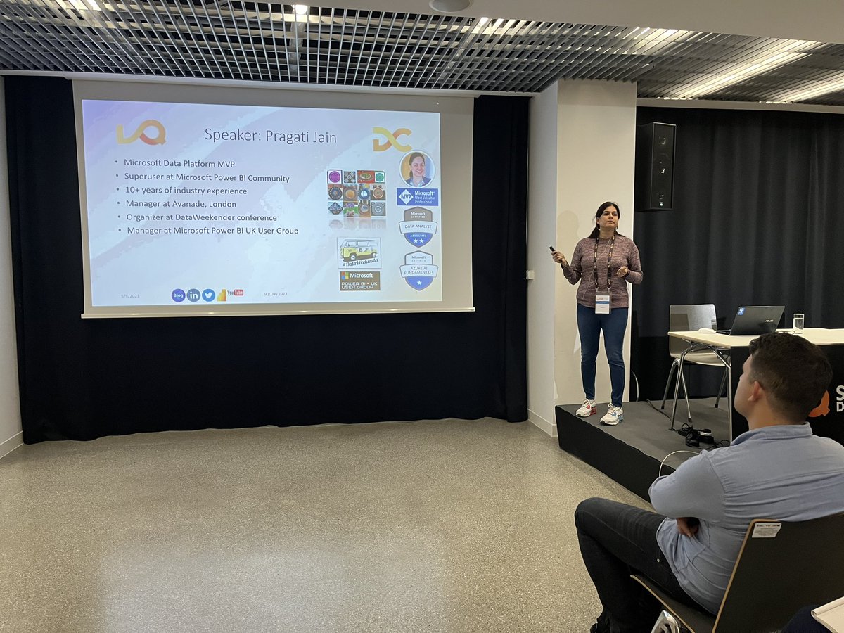 NowinskiK's tweet image. @pragati1187 is presenting her session about some dynamic formatting tricks in #powerbi #sqlday @sqlday