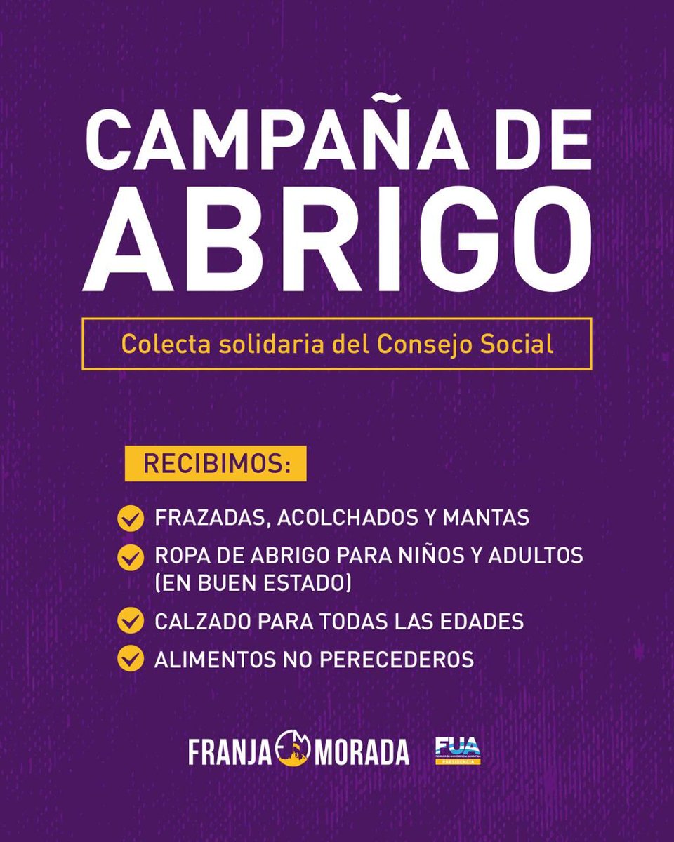 CEAF Franja Morada tweet media