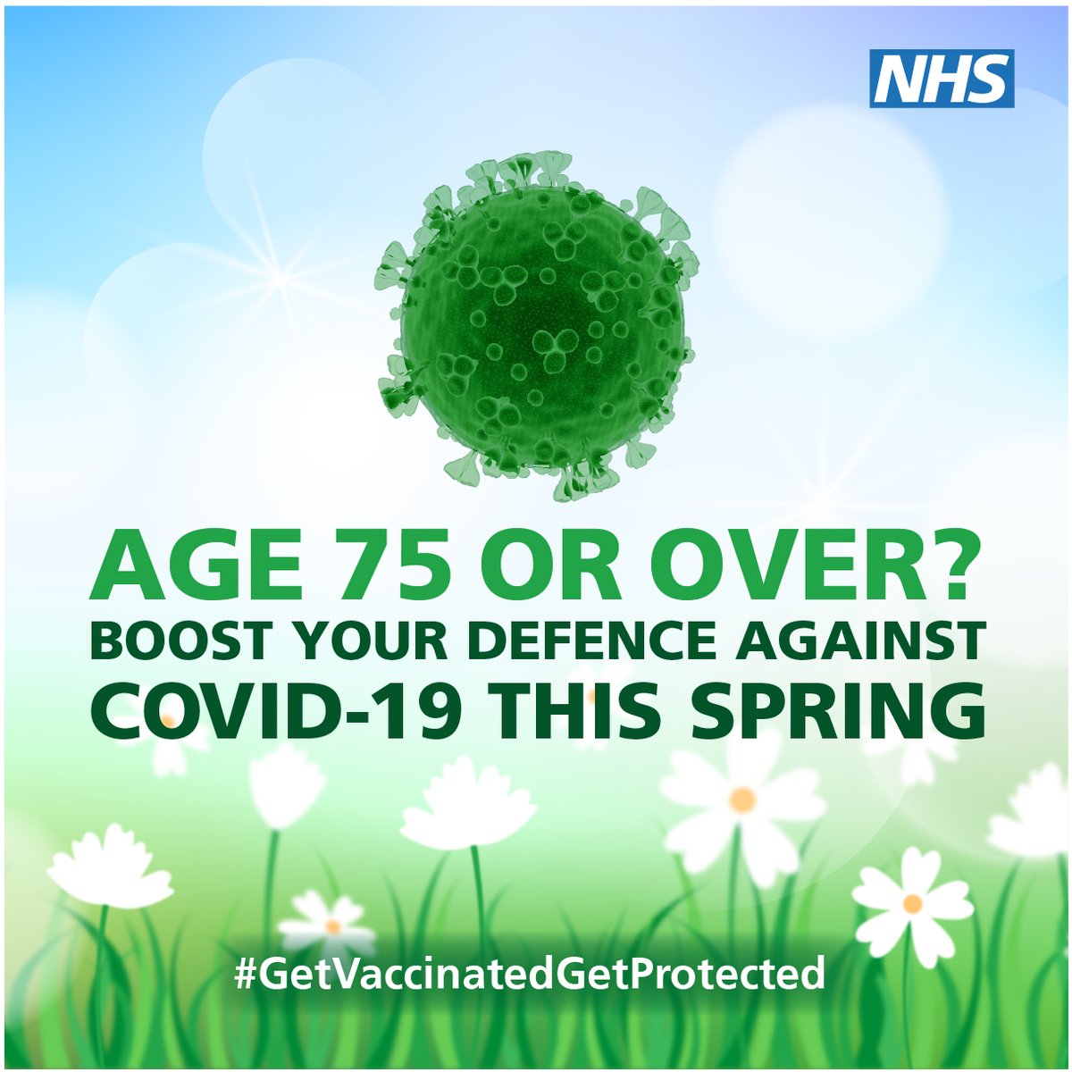 CDDFTNHS's tweet image. Make sure grandad gets his booster!
All over 75s are entitled to a free COVID-19 spring booster this year!
Book a vaccine:
• on the NHS app
• online at book a COVID-19 Spring Booster
• or by calling 119
Find out more: nhs.uk/.../how-to.../…
#GetVaccinated #GetProtected