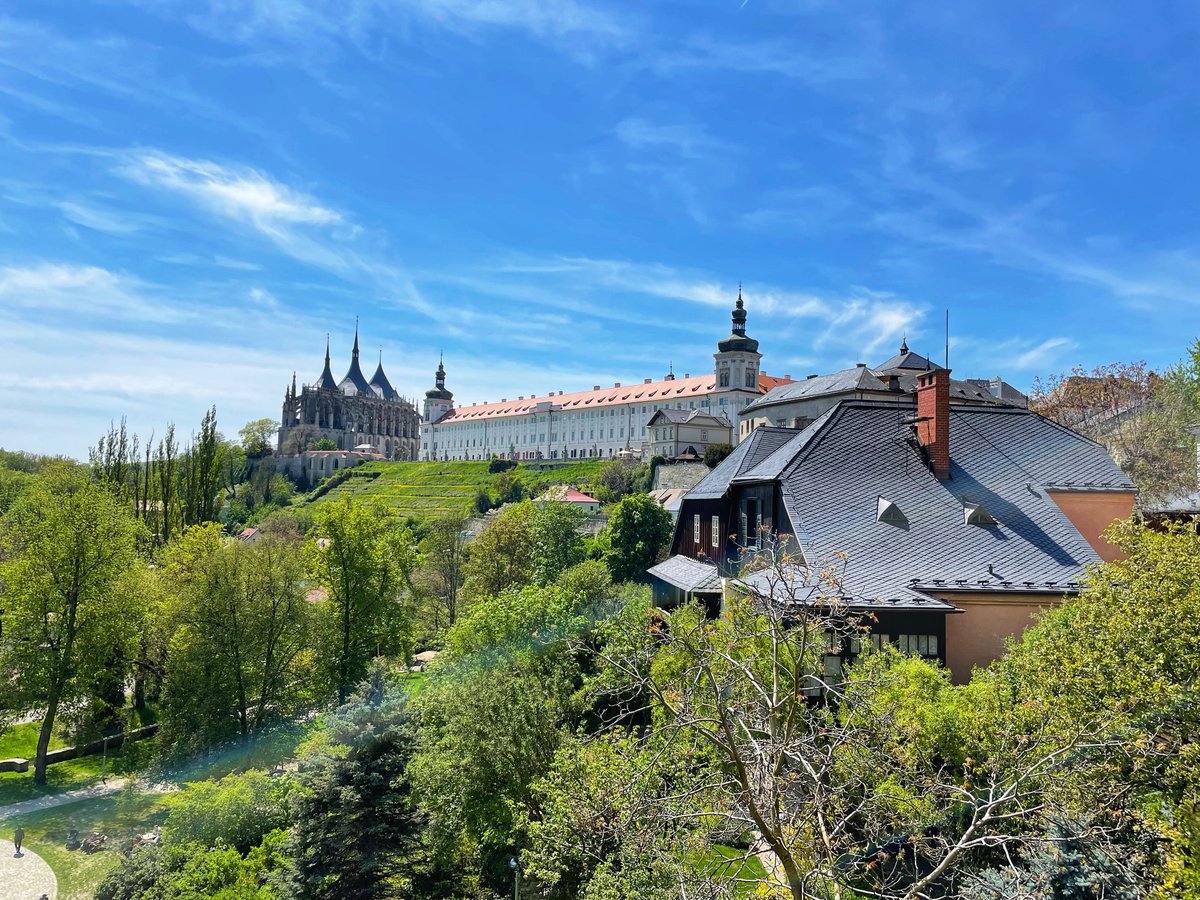 society_nomad's tweet photo. The centre of #KutnáHora, including the #Sedlec Abbey and its ossuary, was designated a #UNESCO World Heritage Site in 1995 because of its outstanding architecture and its influence on subsequent architectural developments in other Central European city centres. https://t.co/Udmrpx90w5