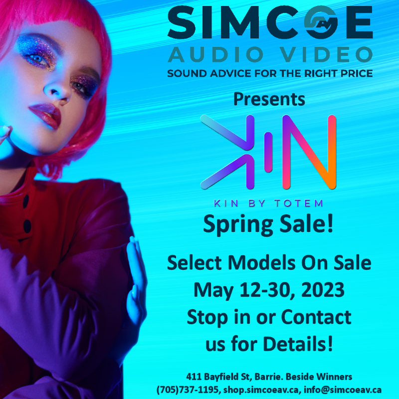 KinbyTotem - Select models on sale from May 12-30, 2023.

#simcoeaudiovideo #simcoeav #totem #speakers #audiovideo #barrie #barrieontario #supportlocalbusiness