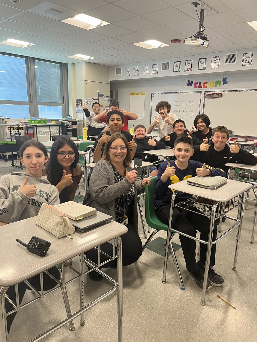 How lucky are we!? HMS Staff getting spoiled by our PTO during #TeacherAppreciation week. The first winner of the staff raffle and students enjoying and celebrating the victory!