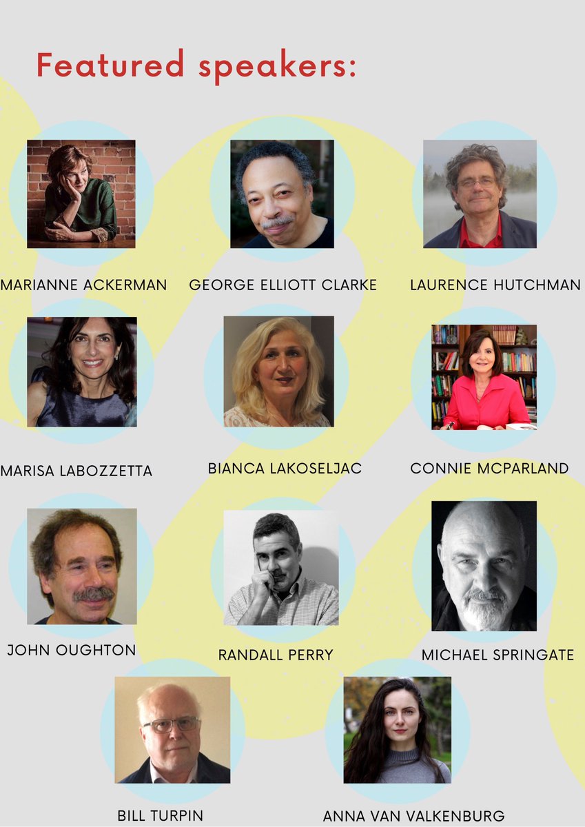 Including talks by Laurence Hutchman, Bill Turpin @bturpinhfx , Bianca Lakoseljac <a href="/bqueed/">Bianca Lakoseljac</a>, <a href="/michaelspringa1/">Michael Springate</a>, Elana Wolff &amp; John Oughton, Randall Perry + a panel w GEC, <a href="/ConnieMcParland/">Conniemcparland</a>, Marianne Ackerman, Marisa Labozzetta &amp; Anna van Valkenburg. #CanLit #LiterarySymposium. 3/3