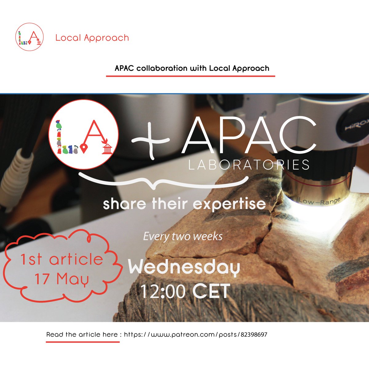 #APAC collaboration with #LocalApproach

patreon.com/posts/apac-wit…

#TheCyprusInstitute #newcollab #APACLabs #Cyprus #AndreasPittasArtCharacterizationLaboratories #APACarticles #APACprojects #culturalheritage #culturalmanagement
