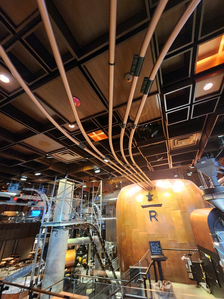 Coffee tastes better in nice settings ☕️ 
Throwback to these charming powder coated copper pipes in the Starbucks Flagship Store, NYC 

#sandblasting #powdercoating #powdercoated #bronx #newyork #newjersey #connecticut