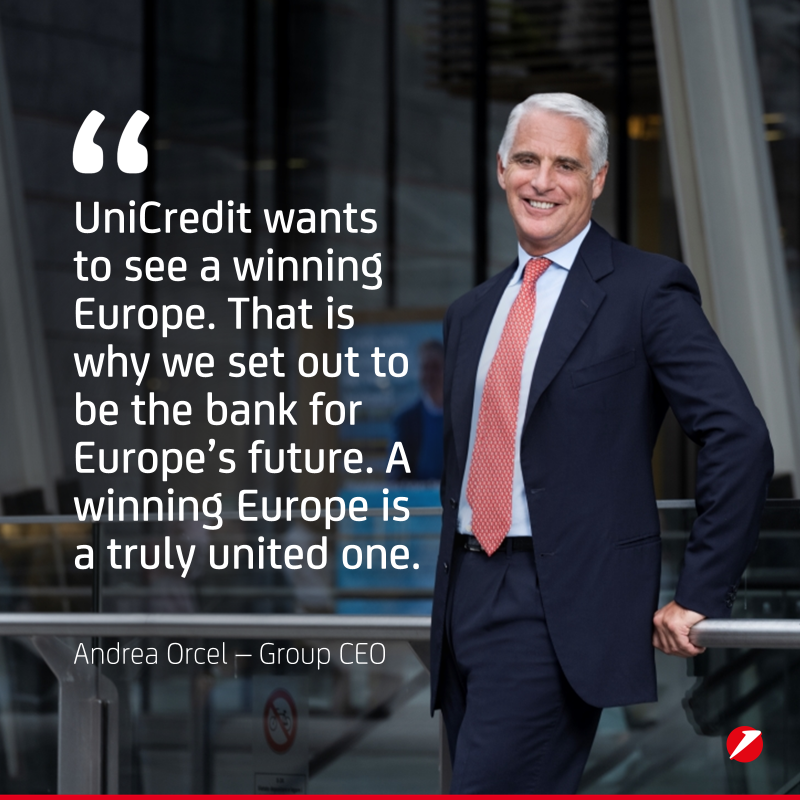 UniCreditEurope's tweet photo. This evening, the blue of the European flag will light up #UniCreditTower's spire and the sky of Milan. As UniCredit we celebrate #EuropeDay, an anniversary that reminds us of how our continent is founded on peace and unity. ๐ช๐บ
#UniCredit #OurCommunities